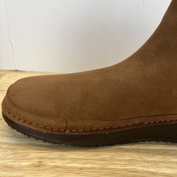 Chaco Paonia Cinnamon Brown Suede Chelsea Boots Shoes Men’s Size 12 main image 8